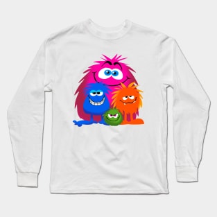 Four fuzzies Long Sleeve T-Shirt